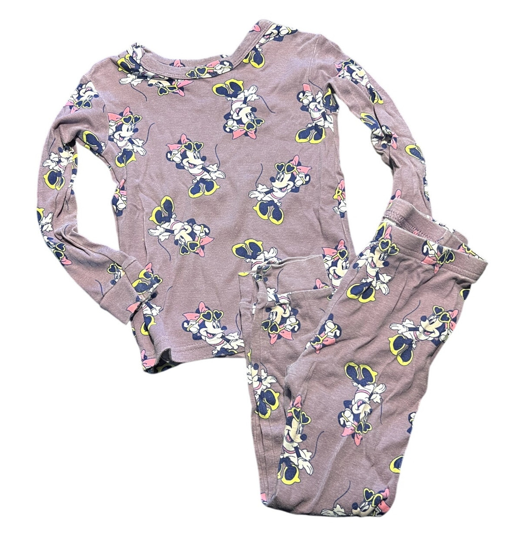 Baby Gap Disney Minnie Mouse Organic Cotton Pajamas Size 4 Twins